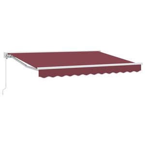 vidaXL Estrutura de Toldo Borgonha 250 x 200 cm