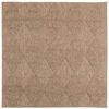 vidaXL Tapete para uso interno e externo AGIRA Natural 120 x 120 cm