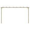 vidaXL Pérgola de jardim madeira de pinho impregnada 360x200x60 cm
