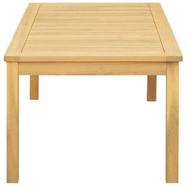 vidaXL Mesa de centro p/ jardim 110x60x45 cm madeira de ac&aacute;cia maci&ccedil;a