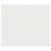 vidaXL Tela de Varanda 100 x 400 cm Tecido Oxford Retangular Branco