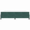 vidaXL Estrutura da Cama com colch&atilde;o Verde Escuro 180 x 200 cm tecido