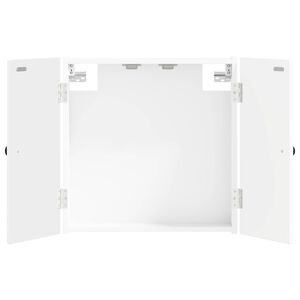 vidaXL Arm&aacute;rio para Dartboard BREDA Branco 52,5 x 10,5 x 53,5 cm