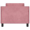 vidaXL Estrutura de Cama Infantil com Cabeceira Rosa 80 x 160 cm