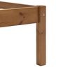 vidaXL Estrutura de cama 160x200 cm madeira pinho maciço castanho mel