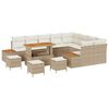 vidaXL Conjunto de Sof&aacute; de Jardim 13 unid. 12-N&uacute;mero de lugares
