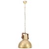 vidaXL Candeeiro suspenso industrial redondo 25 W 40 cm E27 bronze