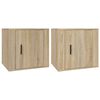 vidaXL Mesas de cabeceira 2 pcs 50x39x47 cm cor carvalho sonoma