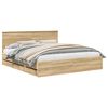 vidaXL Estrutura da Cama com gaveta Carvalho Sonoma 200 x 200 cm