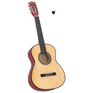 vidaXL Guitarra cl&aacute;ssica iniciantes/crian&ccedil;as 3/4 36" madeira de tilia