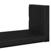 vidaXL Prateleiras parede 3 pcs derivados madeira carvalho preto
