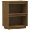 vidaXL Arm&aacute;rio consola 60x34x75 cm pinho maci&ccedil;o castanho mel