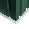 vidaXL Abrigo de jardim metal verde 204x132x186 cm