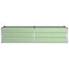 vidaXL Floreira Verde Pastel 480 x 50 x 45 cm A&ccedil;o Galvanizado