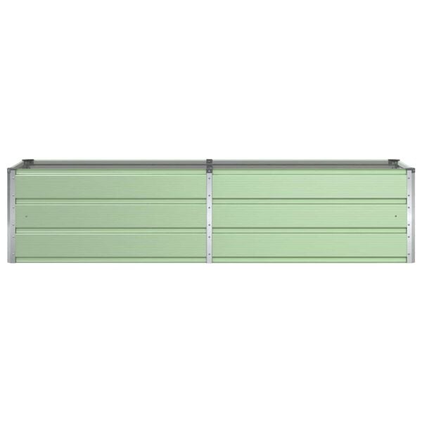 vidaXL Floreira Verde Pastel 480 x 50 x 45 cm A&ccedil;o Galvanizado
