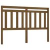 vidaXL Cabeceira de cama 126x4x100 cm pinho maci&ccedil;o castanho mel