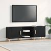 vidaXL Gabinete para TV Carvalho Preto 150 x 30 x 50 cm