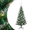 vidaXL &Aacute;rvore de Natal Artificial Pr&eacute;-iluminada Verde 120 cm