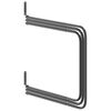 vidaXL Suporte para suadouro de sela 3 bra&ccedil;os ferro preto