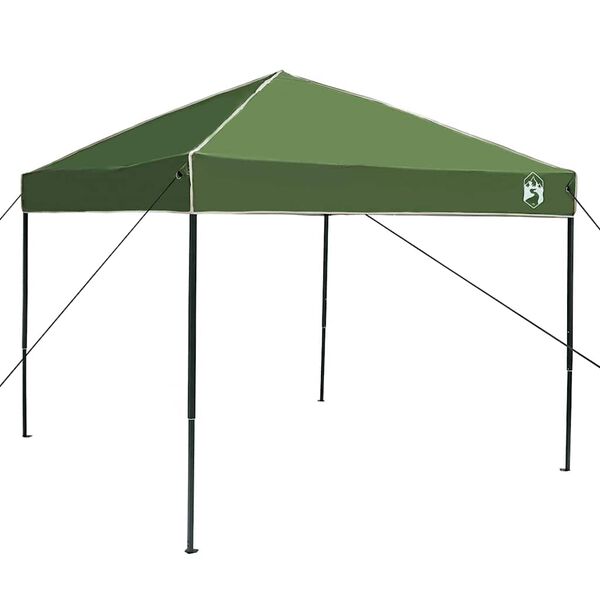 vidaXL Tenda de Toldo Manual Verde 243 x 243 x 251 cm tecido