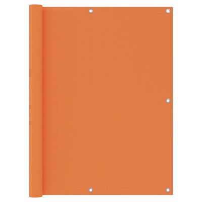 vidaXL Tela de varanda 120x400 cm tecido Oxford laranja