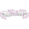 vidaXL Conjunto de Sof&aacute;s para Exterior 8 pcs Natural e Antracite