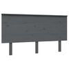 vidaXL Cabeceira de cama 144x6x82,5 cm pinho maci&ccedil;o cinzento