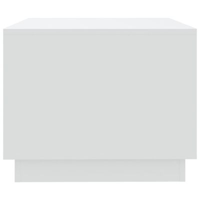 vidaXL Mesa de centro 102,5x55x44 cm contraplacado branco