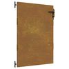 vidaXL Port&atilde;o de jardim 85x125 cm a&ccedil;o corten
