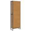 vidaXL Gabinete de Livros 2 pcs Carvalho Artesanal 80 x 30 x 155 cm