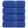 vidaXL Toalhas de bid&eacute; FROGN 4 pcs 30x50 cm 360 g/m&sup2; azul