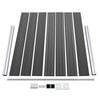 vidaXL Conjunto painel de cerca 872x146 cm WPC preto