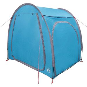 vidaXL Tenda para arruma&ccedil;&atilde;o de bicicletas Azul 210 x 156 x 180 cm