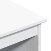 vidaXL Mesa Branco 112 x 50 x 75 cm Madeira de Pinho S&oacute;lido