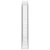 vidaXL Cestos gabi&atilde;o arqueados 7pcs 200x30x200/220cm ferro galvanizado