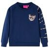 Sweatshirt para crian&ccedil;a azul-marinho 92