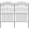 vidaXL Cerca para Jardim KAMPEN Cinzeto