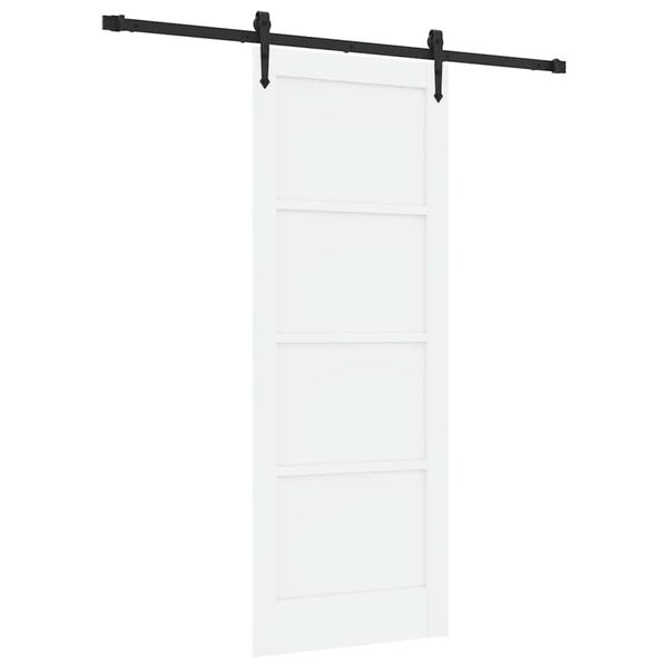 vidaXL Porta Deslizante ORKDAL Branco 78 x 202 cm