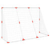 vidaXL Baliza futebol infantil c/ bolas 2 em 1 184x64x124 branco