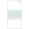 vidaXL Divis&oacute;ria de chuveiro branco 100x195 cm vidro ESG transparente