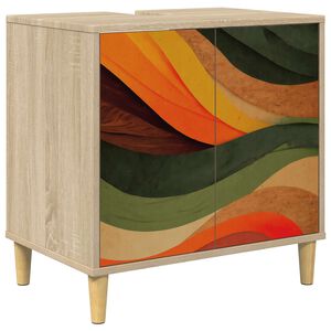vidaXL Arm&aacute;rio de Banheiro BONN Sonoma 60 x 40 x 60 cm