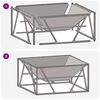 vidaXL Fire Pit Castanho 80 x 80 x 40 cm A&ccedil;o resistente &agrave;s intemp&eacute;ries