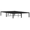 vidaXL Estrutura de cama 120x190 cm metal preto