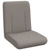 vidaXL Cadeira de Piso Cinzento-acastanhado 50 x 73 x 60 cm tecido