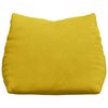 vidaXL Travesseiro para Costas Amarelo 45 x 20 x 35 cm