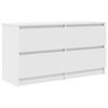 vidaXL M&oacute;vel de TV 100x35x54 cm derivados de madeira branco