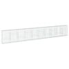vidaXL Cesto gabi&atilde;o com cobertura 1000x50x150 cm ferro galvanizado