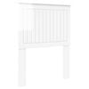 vidaXL Cabeceira Branco Brilhante 75 cm Madeira processada