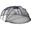 vidaXL Tenda de Piscina Domo 640 x 432 x 205 cm Com rede Transparente