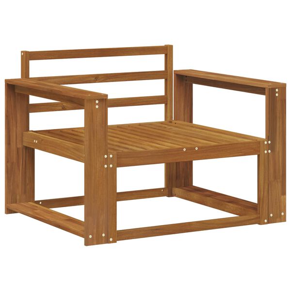 vidaXL Sof&aacute; M&eacute;dio Externo Madeira S&oacute;lida de Ac&aacute;cia Natural